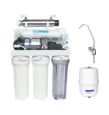 8 Stages 50gpd Home Reverse Osmosis Water Purifier System Undersink KK-RO50G-A